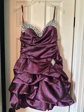 Purple party dress